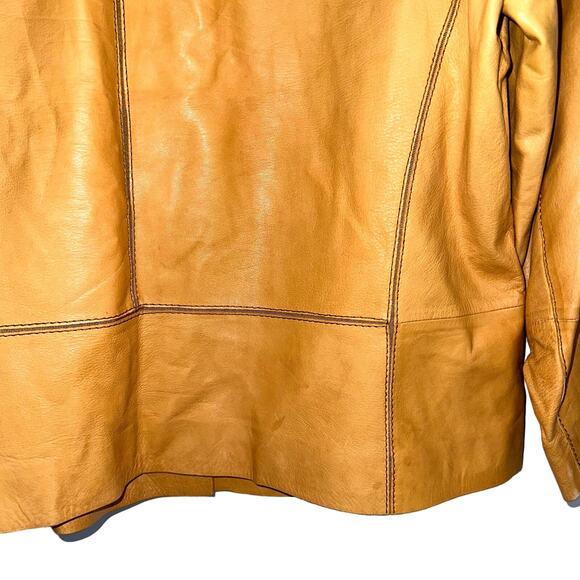 Lafayette 148 Genuine Leather Jacket Size 12 *Flawed - Picture 14 of 14